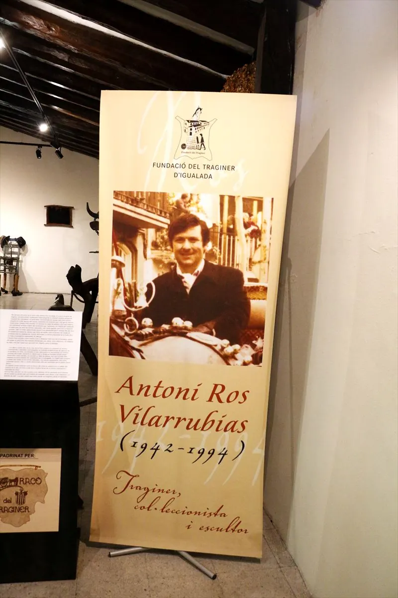Plafó amb el retrat d’Antoni Ros Vilarrubias