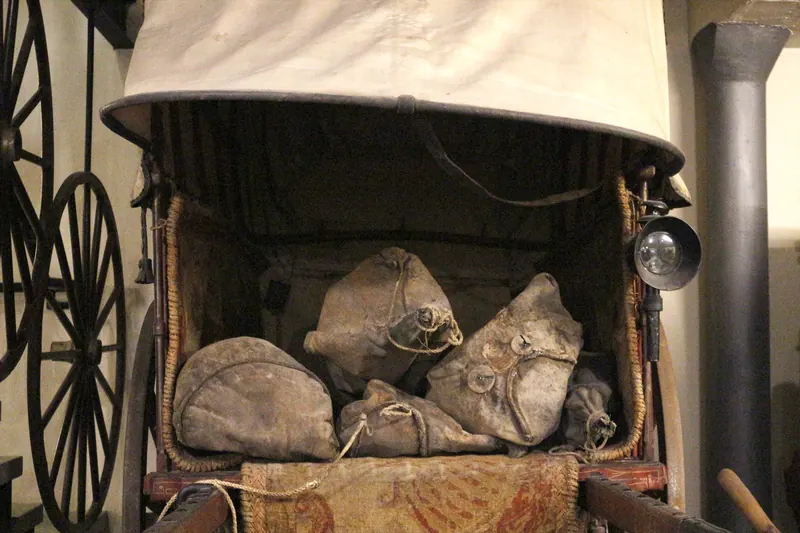 Carro de càrrega amb sacs de gra